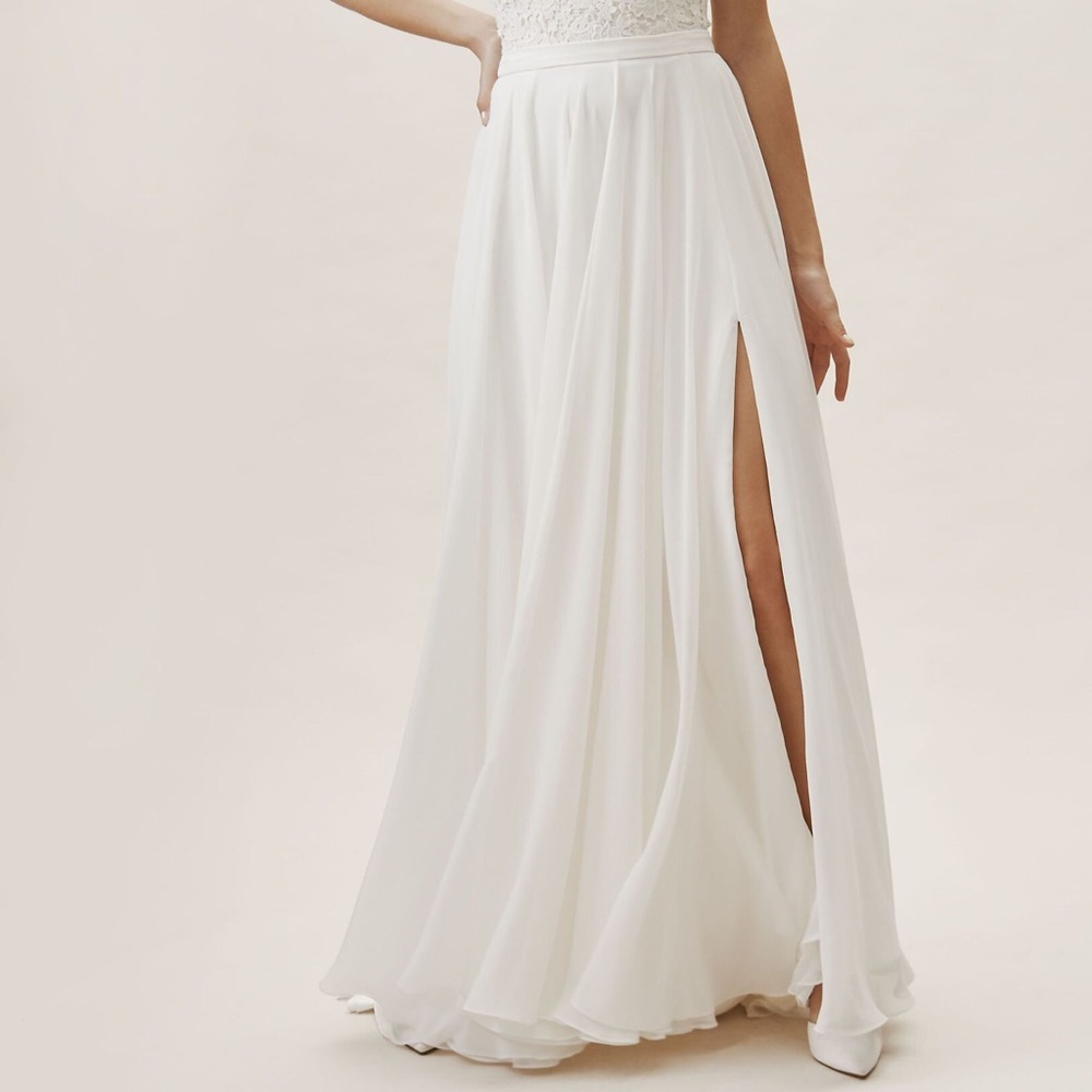 BHLDN Chateau bridal maxi skirt - Picture 1 of 7